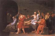 Jacques-Louis  David The Death of Socrates painting